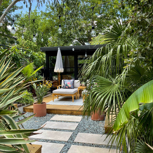 how to build a jungle garden