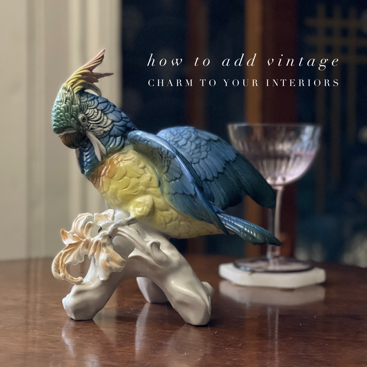 How to add vintage charm to your interiors