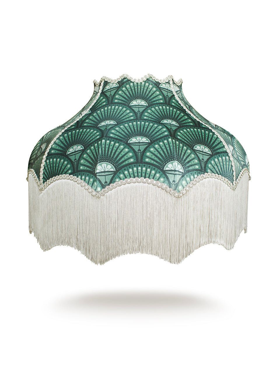 Deco Martini 'Arsenic' Fringed Lampshade