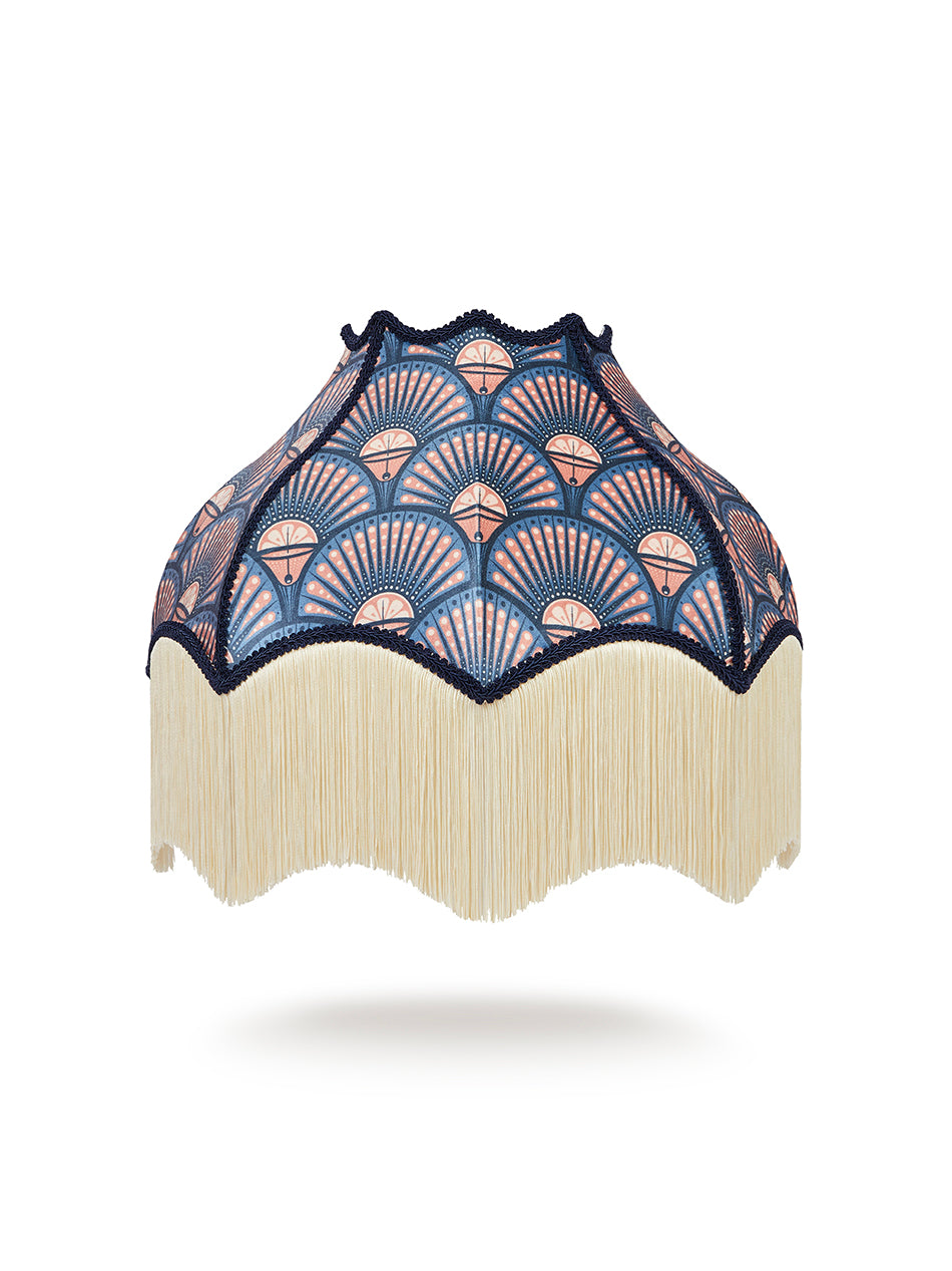 Deco Martini 'Blush' Fringed Lampshade