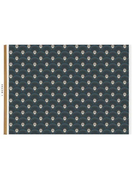 Sample Sale: Deco Martini Teal Velvet 2m