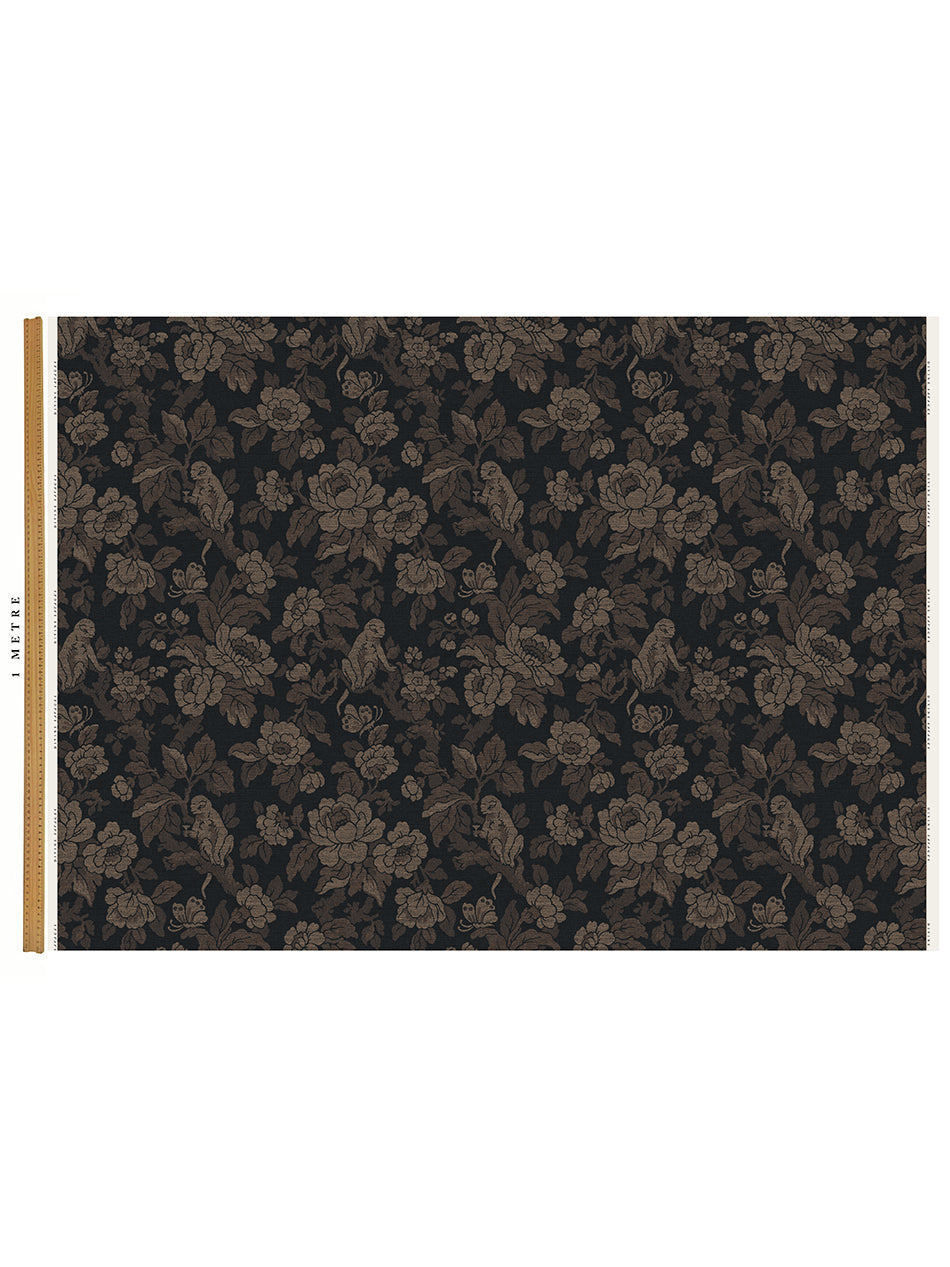 Drunken Monkey 'Black Gold' Recycled Velvet Sample