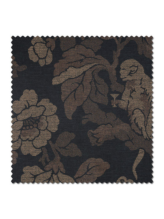 Drunken Monkey 'Black Gold' Recycled Velvet Sample