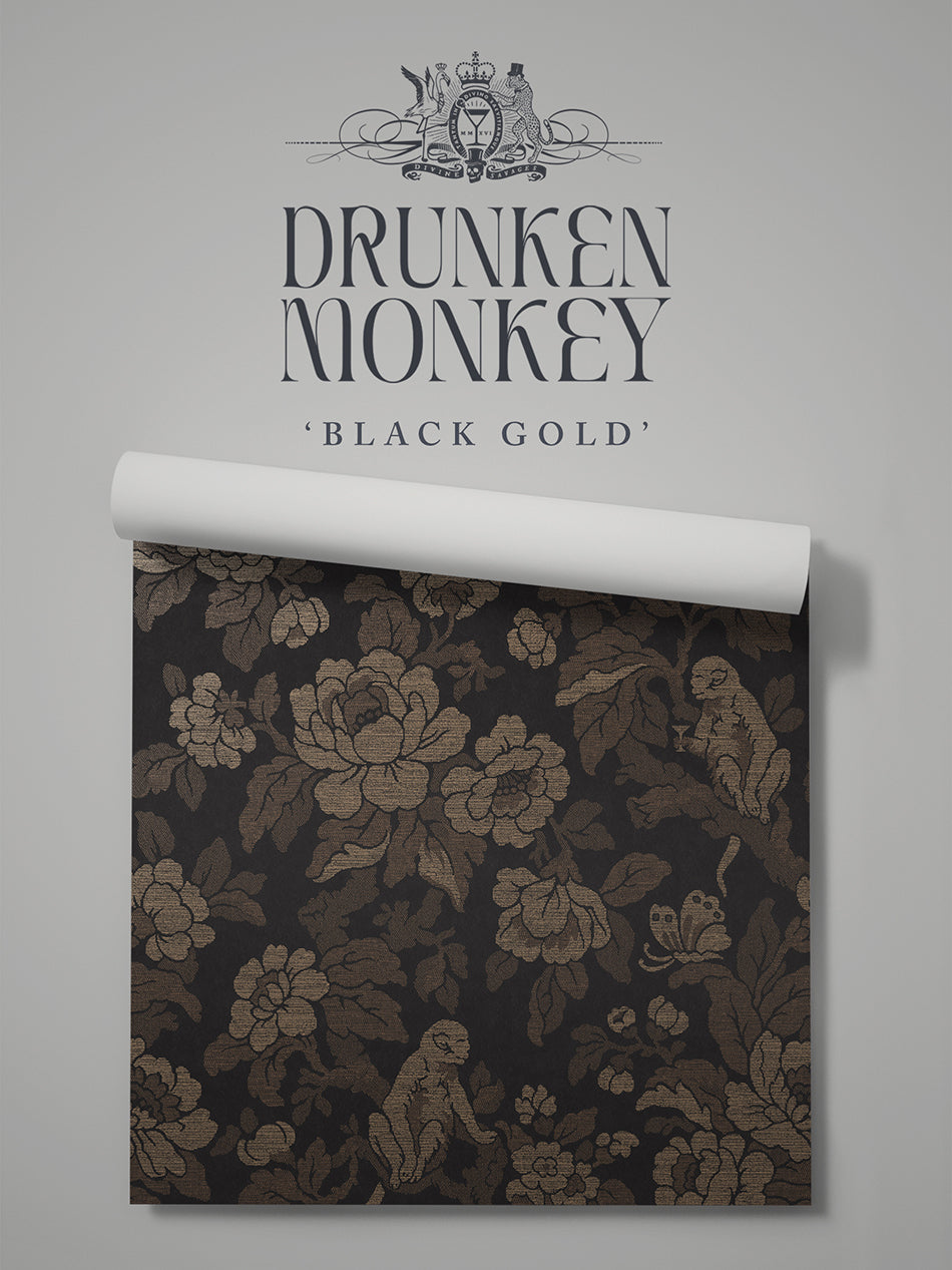 Drunken Monkey Wallpaper Sample