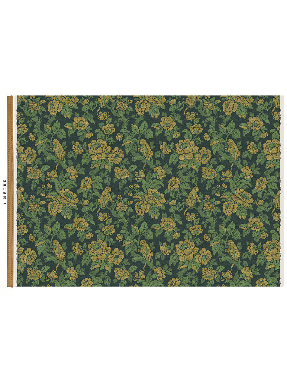 Drunken Monkey 'Jungle' Recycled Velvet Sample