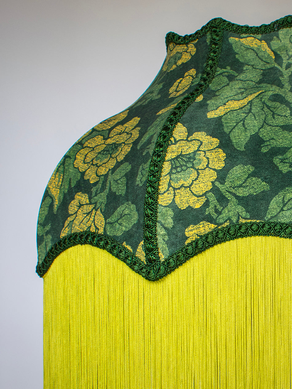 Drunken Monkey 'Jungle' Fringed Lampshade