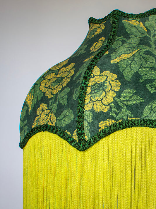 Drunken Monkey 'Jungle' Fringed Lampshade
