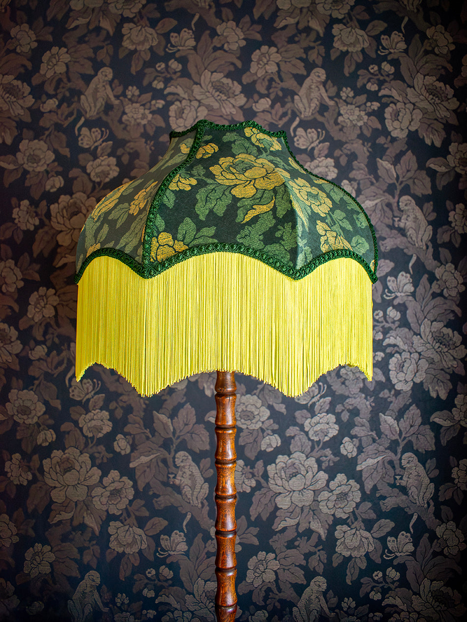 Drunken Monkey 'Jungle' Fringed Lampshade