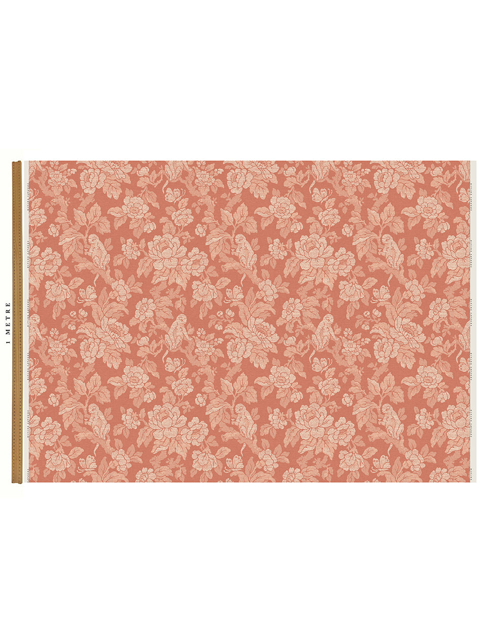 Drunken Monkey 'Melon' Recycled Velvet Sample