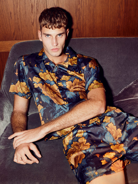 Divine Savages X Byroses All Gender Satin Shorts