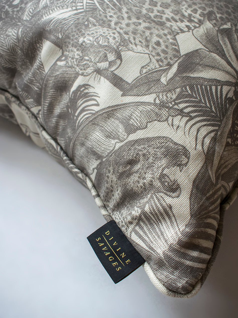 Faunacation 'Savannah' Linen Cushion