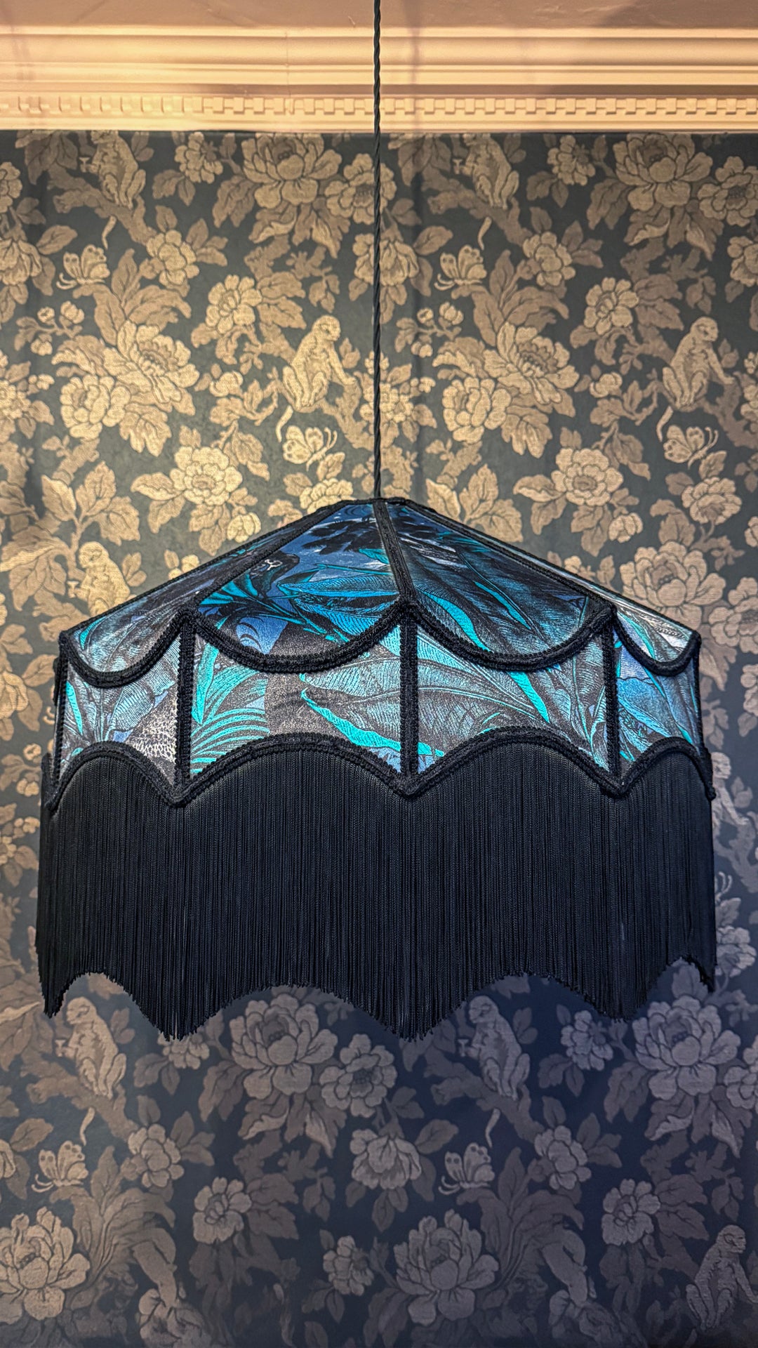 Sample Sale: Nocturnal Faunacation 23" Lampshade