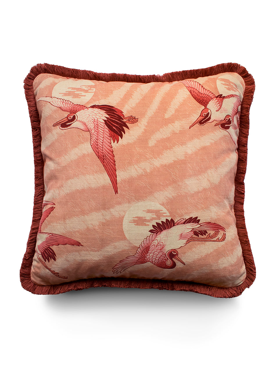 Sunset Dreams Velvet Cushion