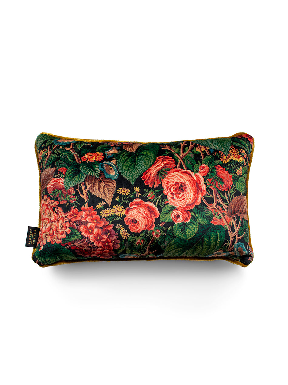 The Brambles Velvet Rectangle Cushion
