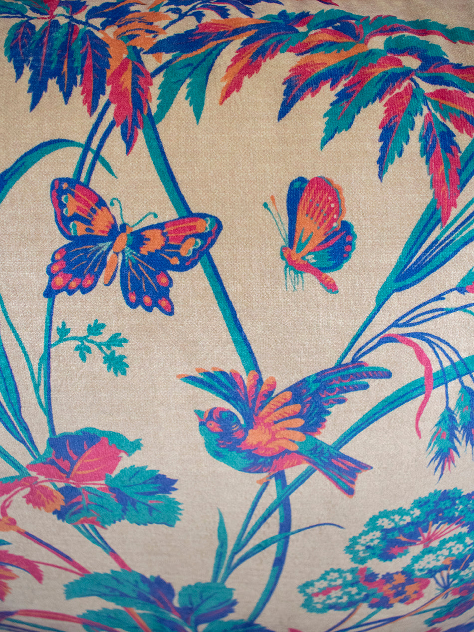 Where The Wildflowers Grow 'Warhol' Velvet Cushion