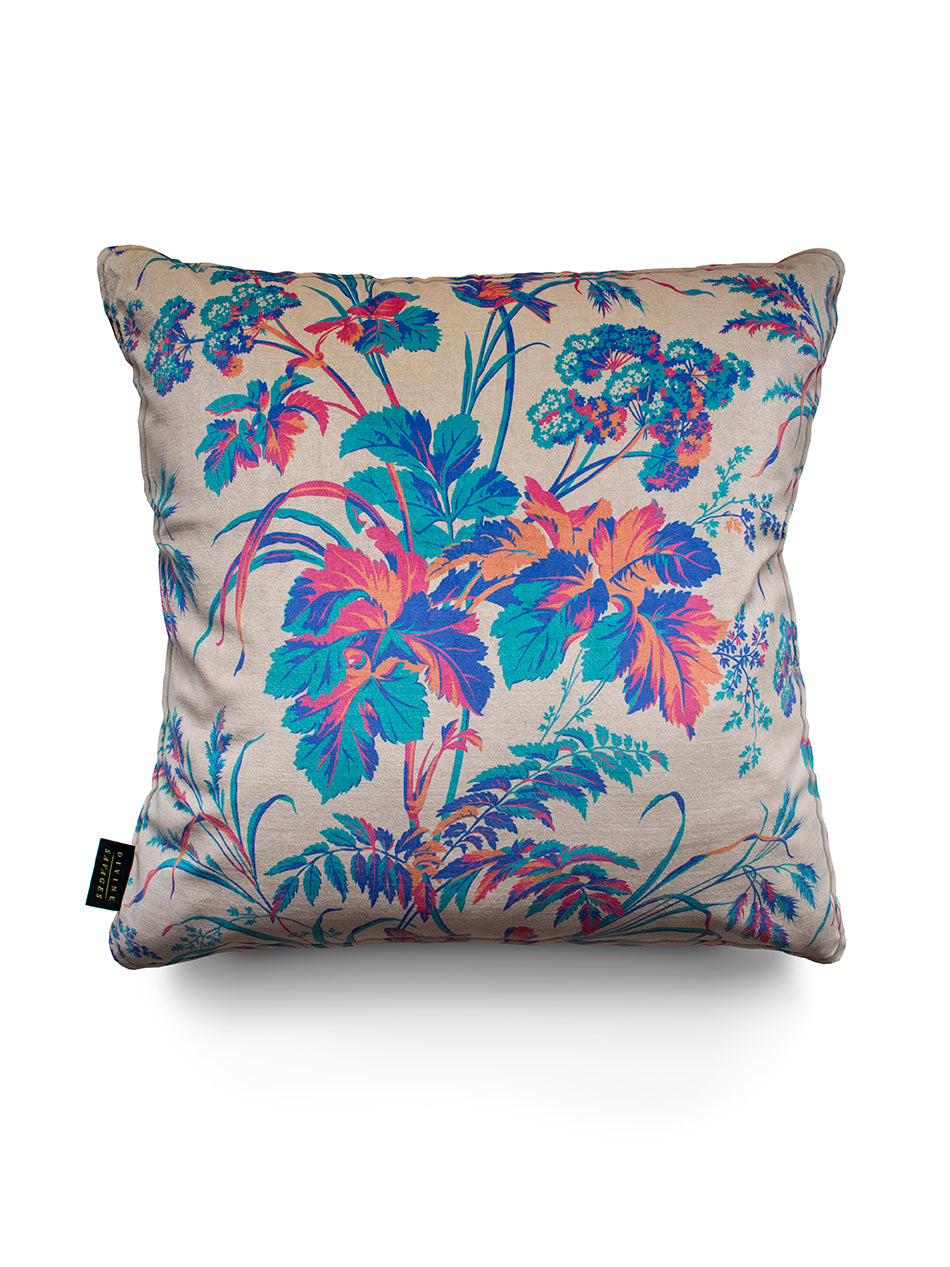 Where The Wildflowers Grow 'Warhol' Velvet Cushion