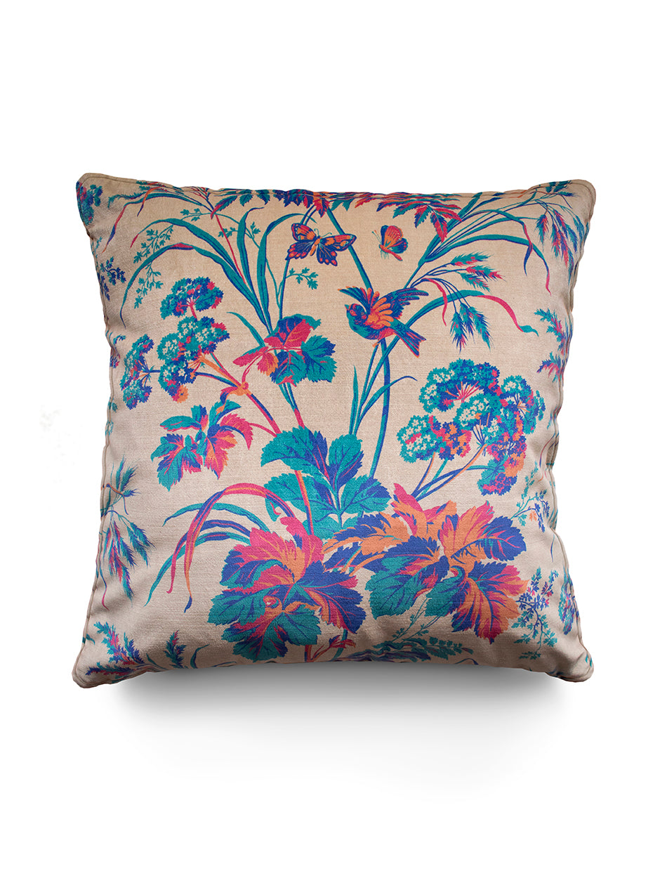 Where The Wildflowers Grow 'Warhol' Velvet Cushion