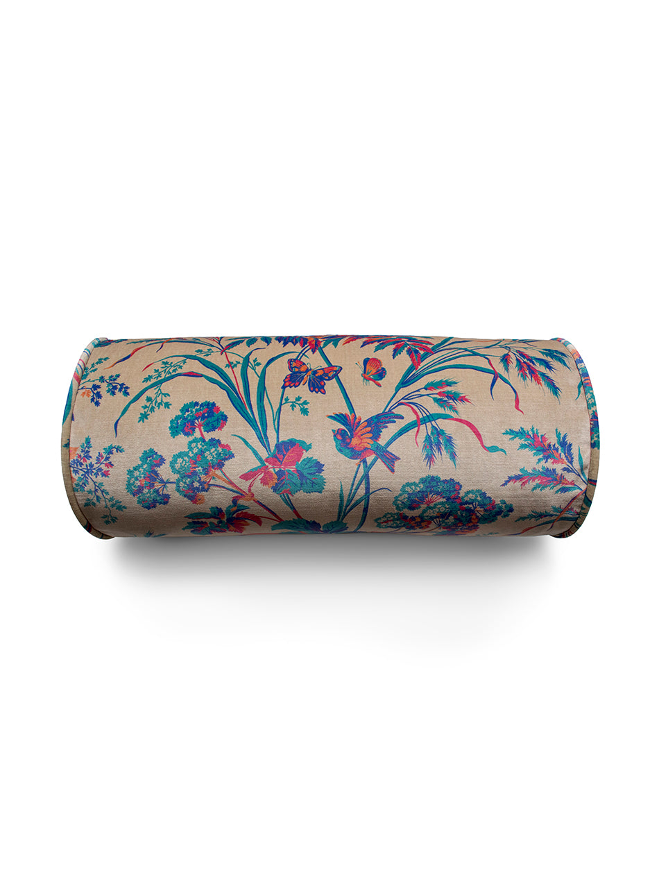 Where The Wildflowers Grow 'Warhol' Velvet Bolster Cushion
