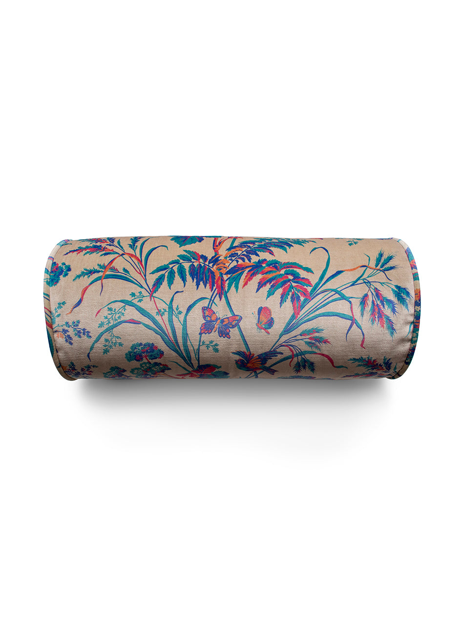Where The Wildflowers Grow 'Warhol' Velvet Bolster Cushion