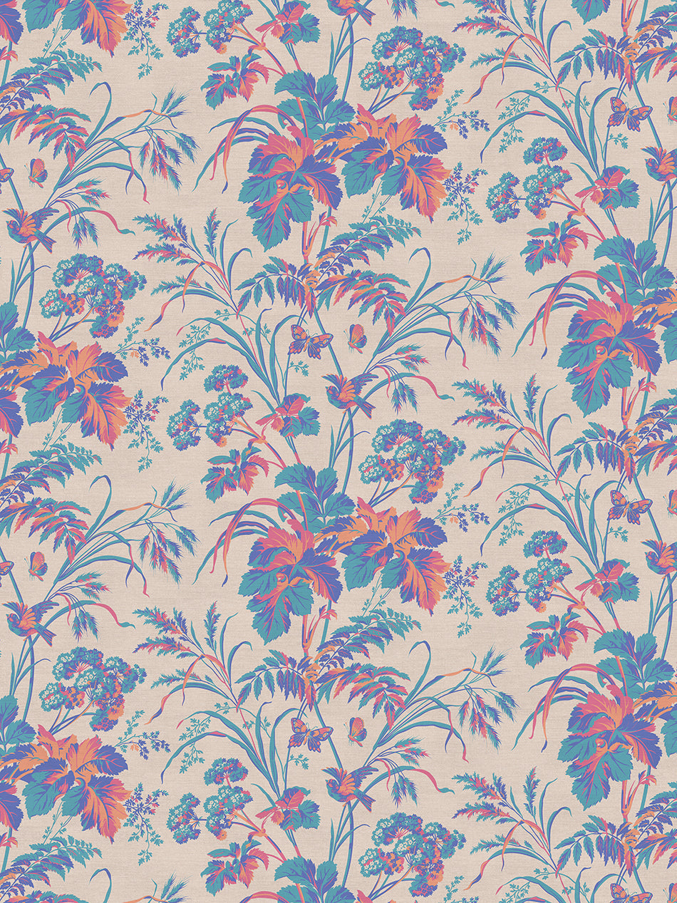Where The Wildflowers Grow Recycled Velvet Sample