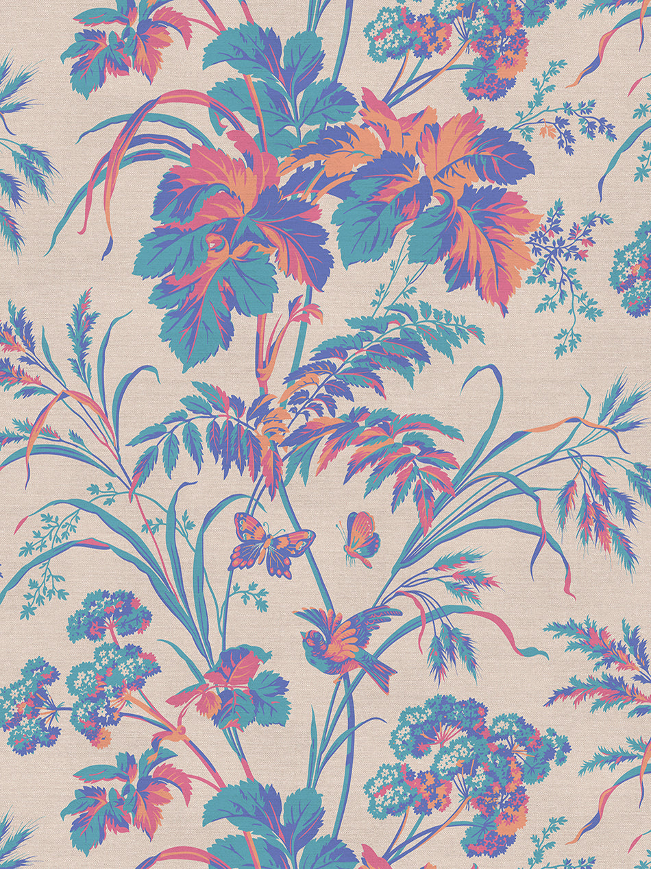 Where The Wildflowers Grow Recycled Velvet Sample