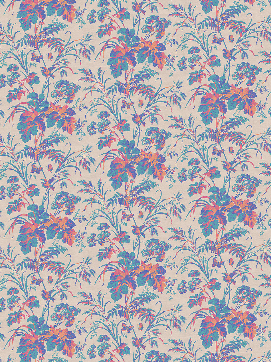 Where The Wildflowers Grow Recycled Velvet Sample