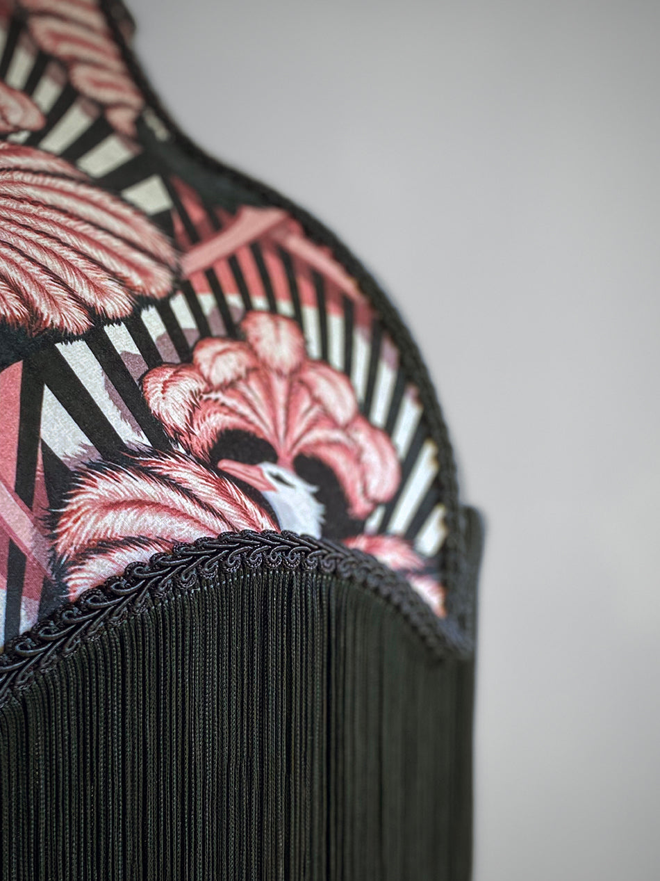 Zsa Zsa 'Candy' Fringed Lampshade