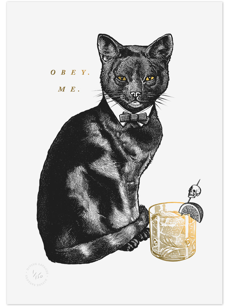 Cat-tankerous Limited Edition Print