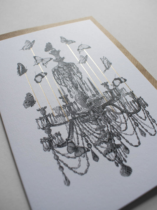 Crystal Wings Greeting Card