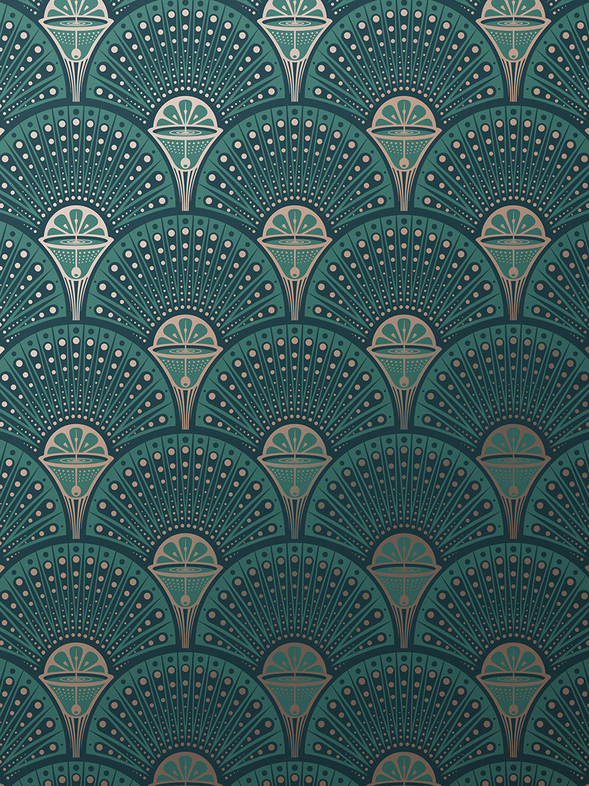 Deco Martini Wallpaper Sample