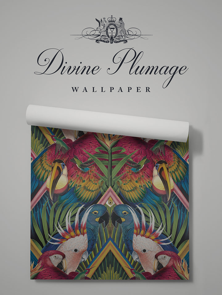 Divine Plumage Wallpaper Sample