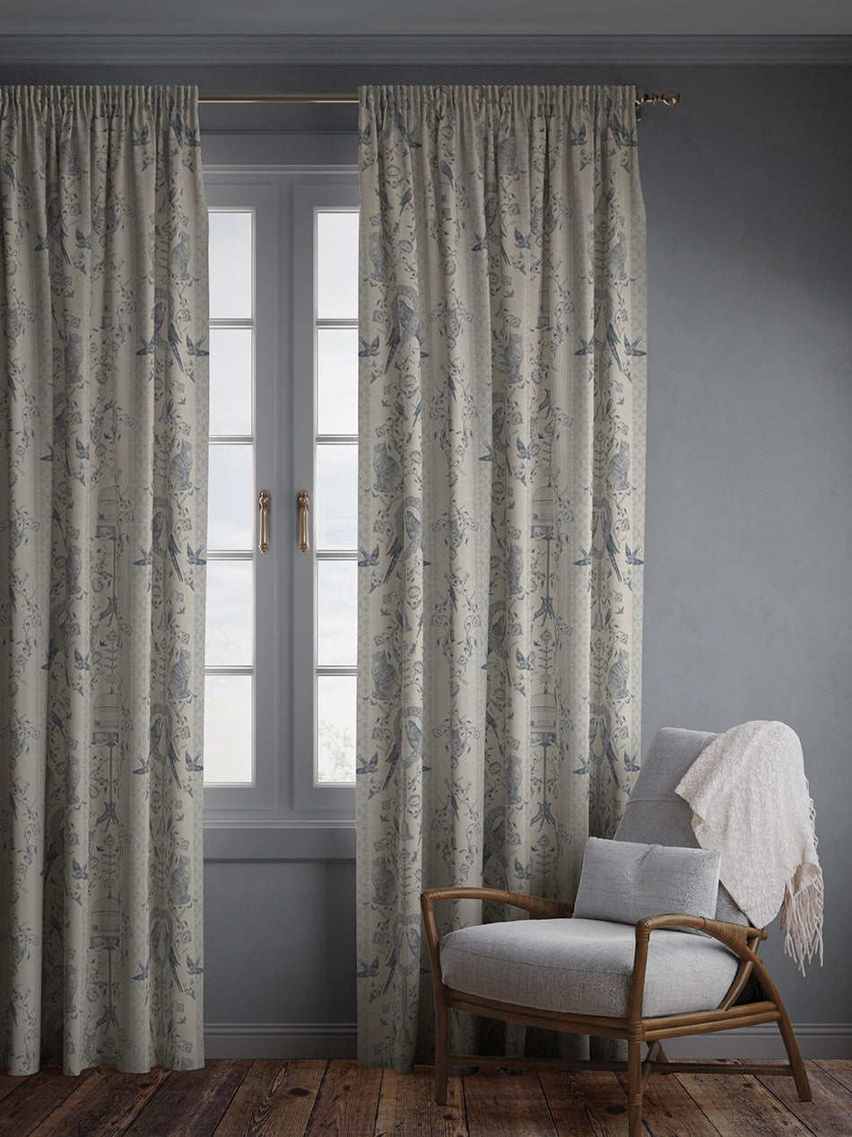 Bye Bye Birdie! 'Delft' Linen