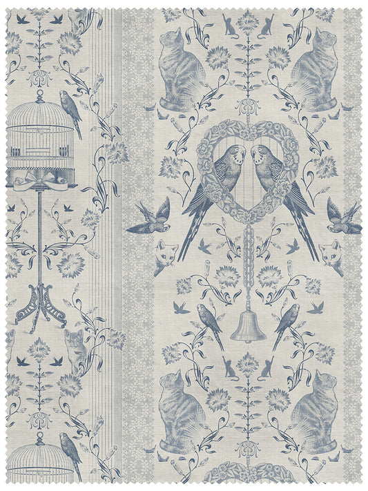 Bye Bye Birdie! 'Delft' Linen