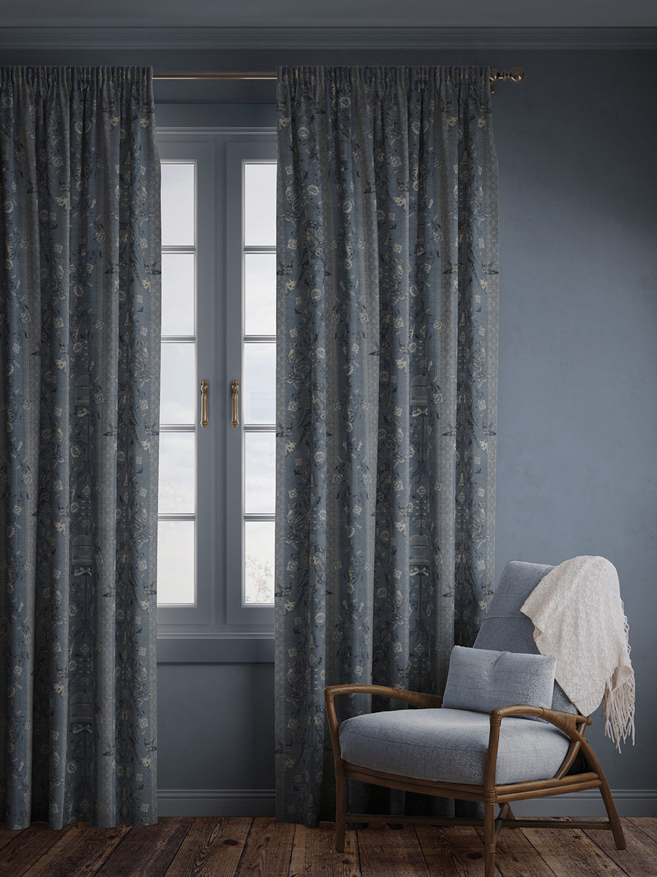 Bye Bye Birdie! 'French Blue' Linen