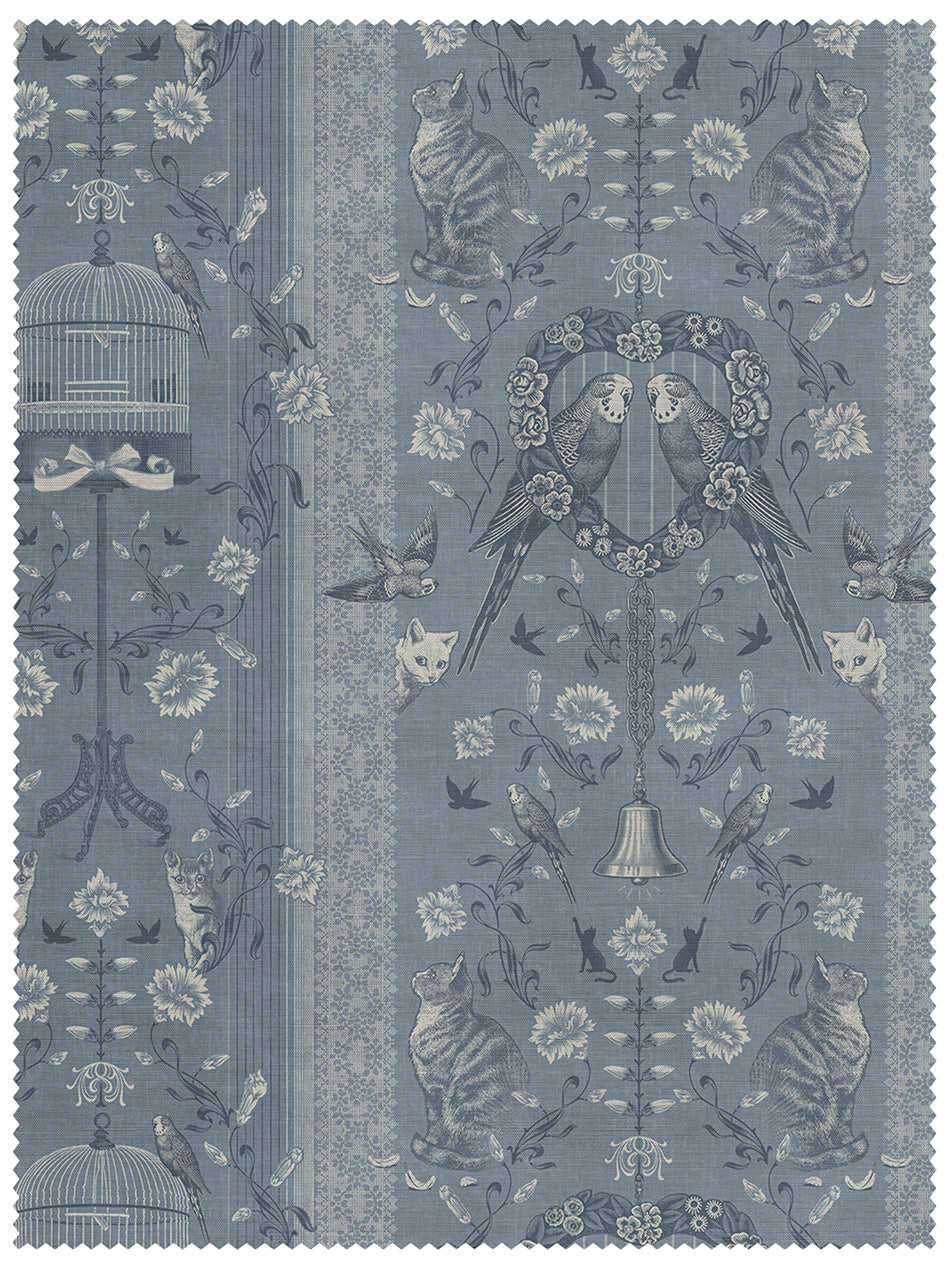 Bye Bye Birdie! 'French Blue' Linen