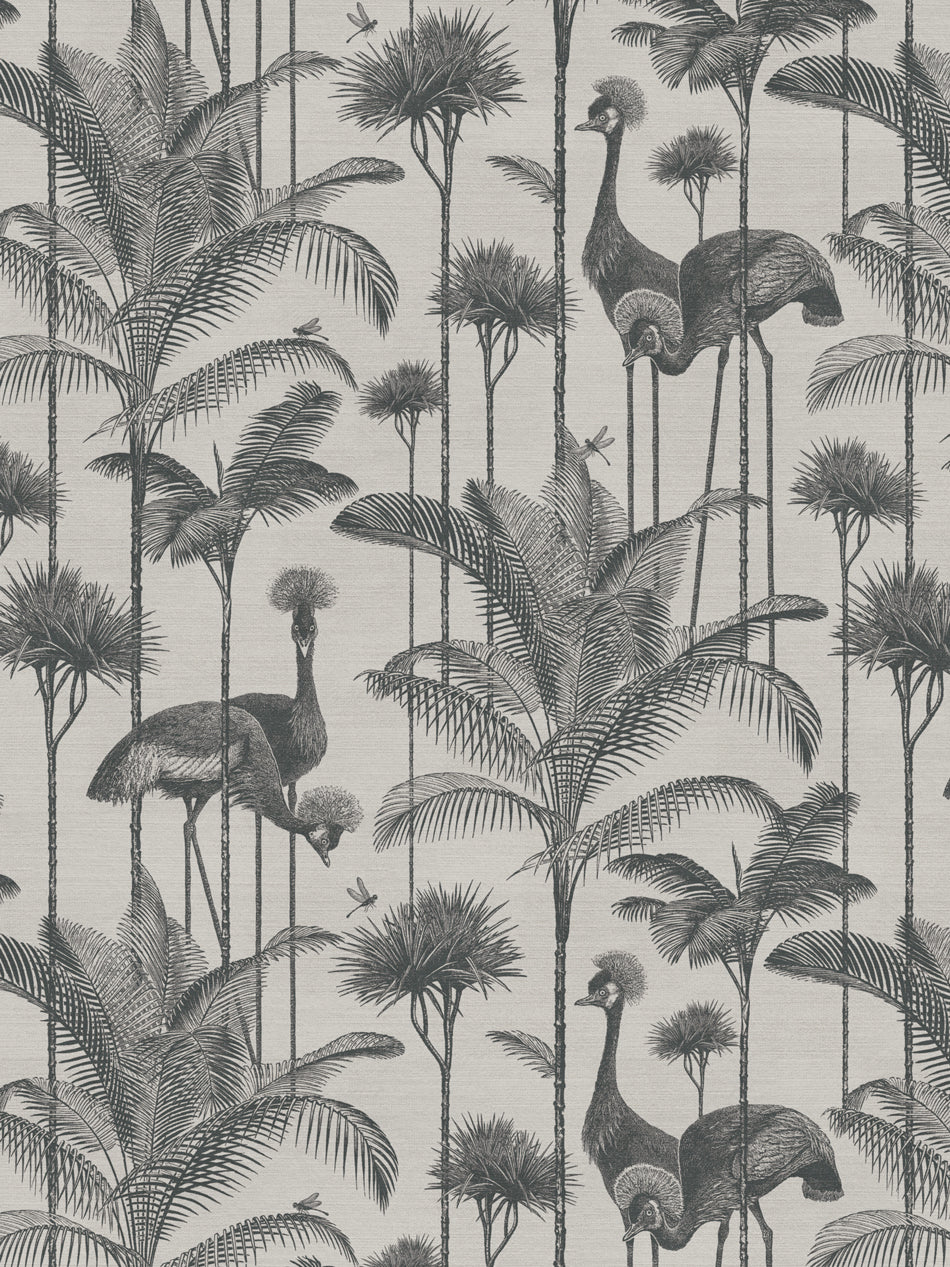 Crane Fonda 'Charcoal' Recycled Velvet Sample