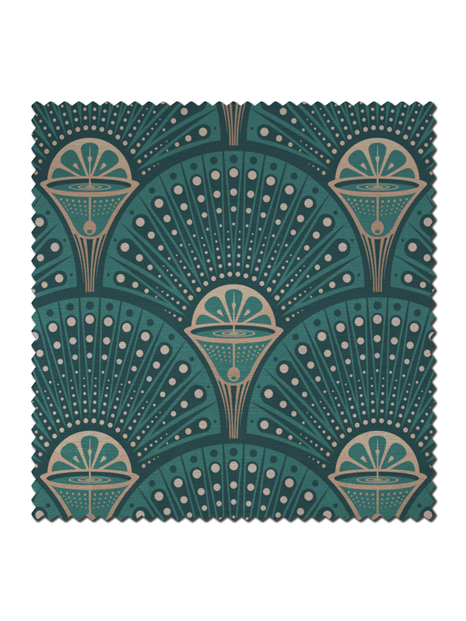 Deco Martini 'Green Gold' Recycled Velvet