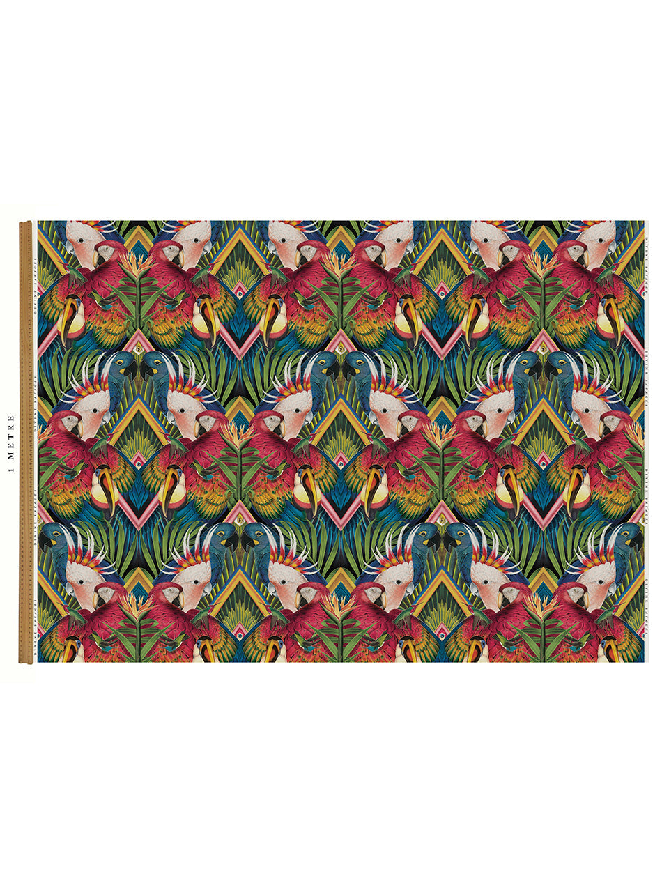 Divine Plumage 'Fiesta' Linen Sample