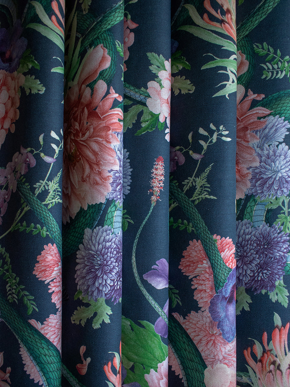 Forbidden Bloom 'Deep Blue' Linen