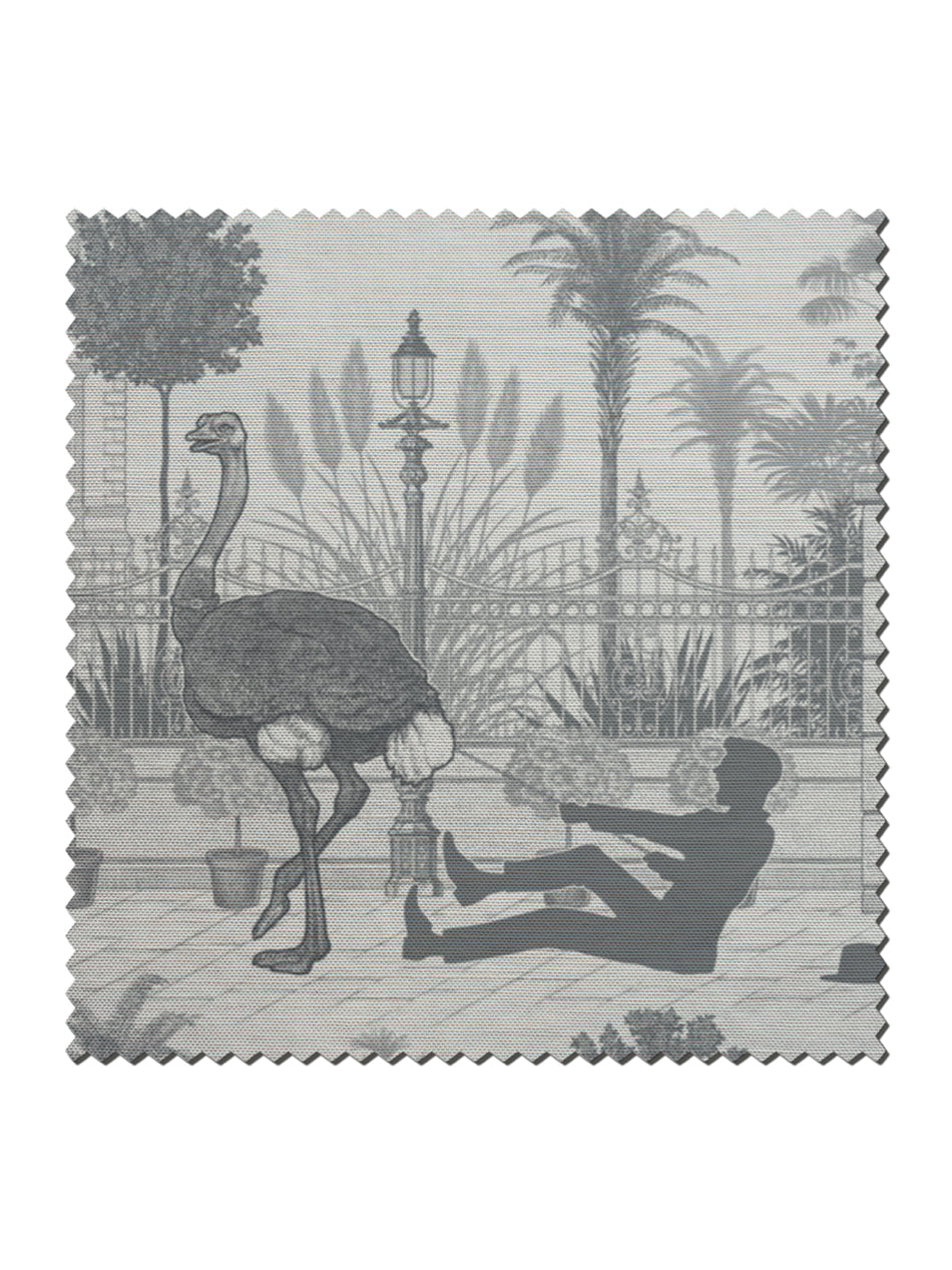 Portobello Parade 'Big Smoke' Linen Sample