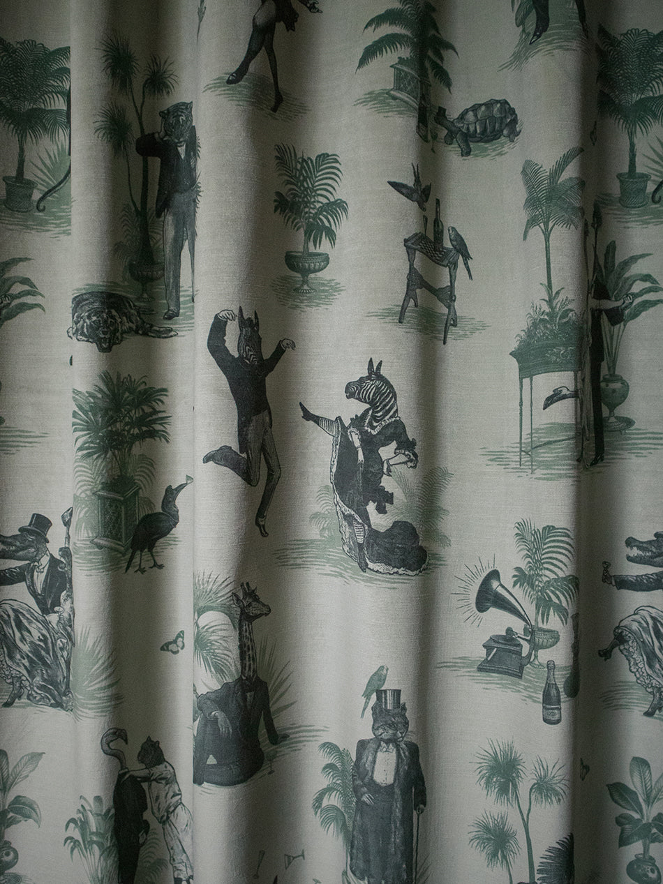Safari Soirée 'Forest Mist' Recycled Velvet