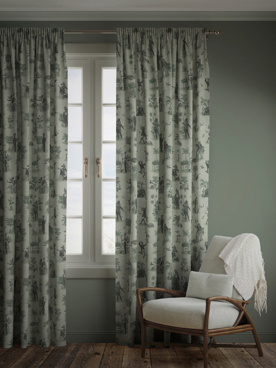 Safari Soirée 'Forest Mist' Recycled Velvet