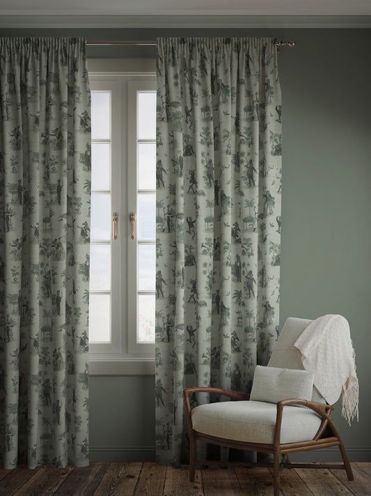 Safari Soirée 'Forest Mist' Recycled Velvet