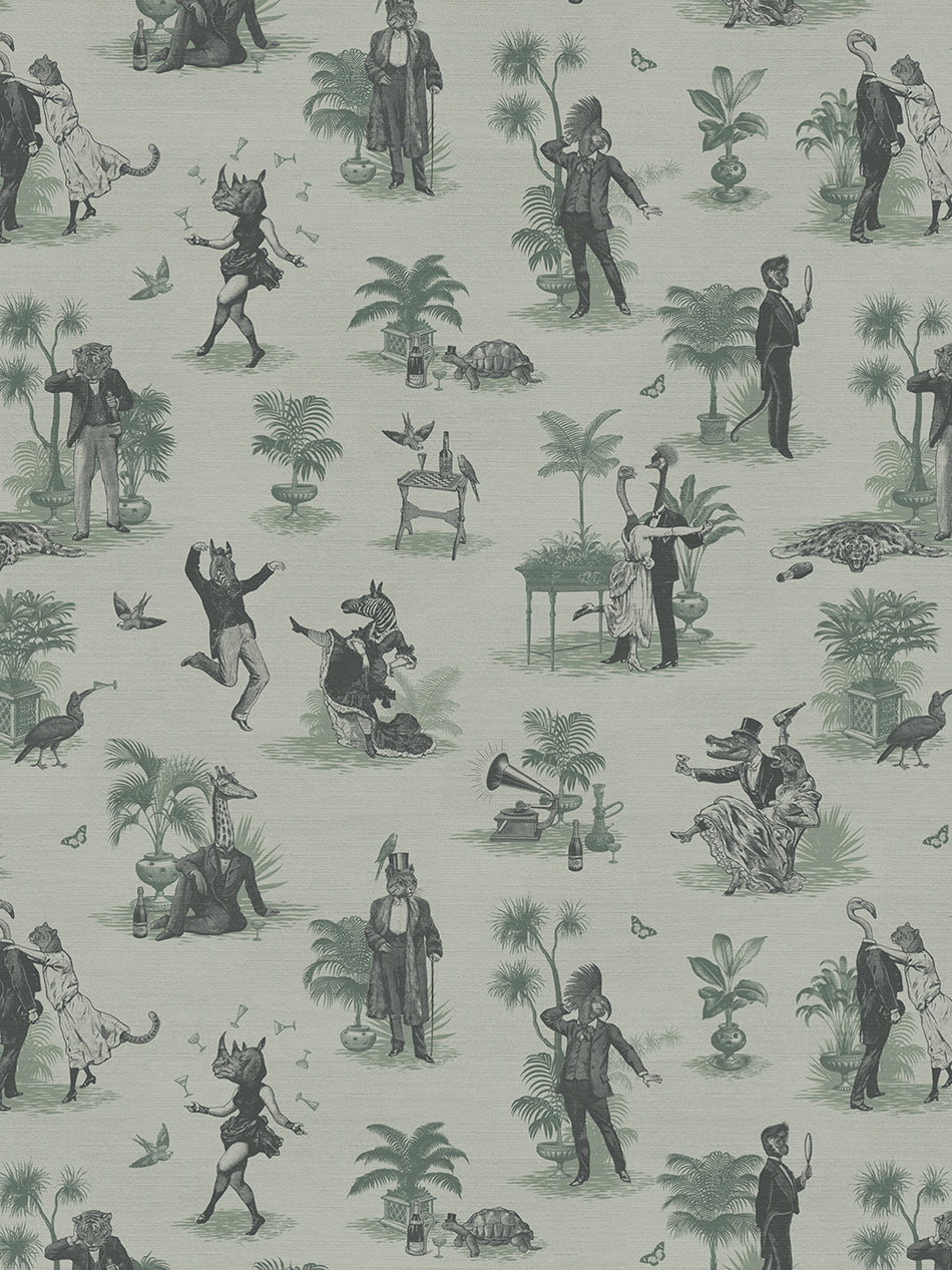 Safari Soirée 'Forest Mist' Recycled Velvet Sample