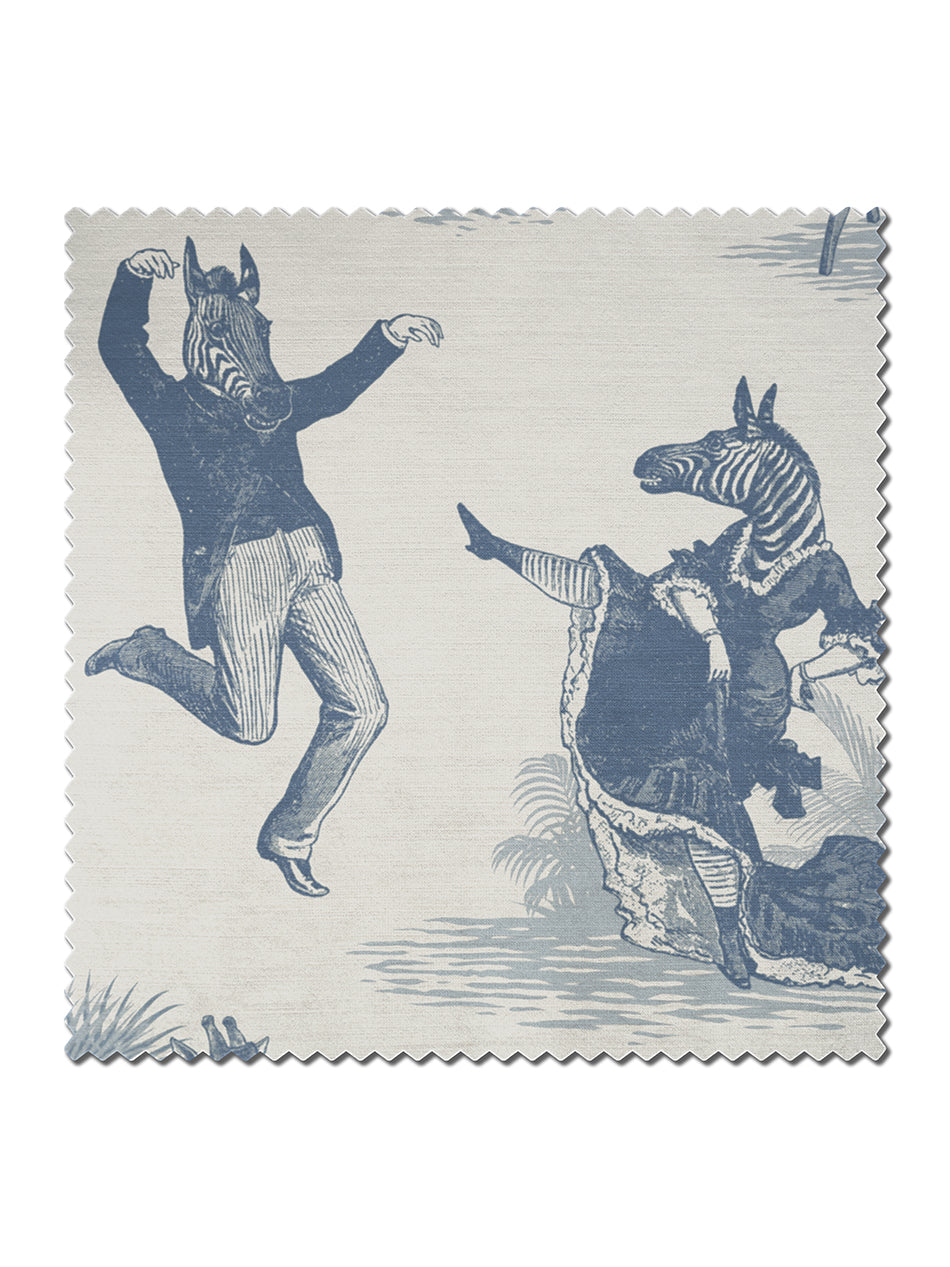 Safari Soirée 'Heron Blue' Recycled Velvet