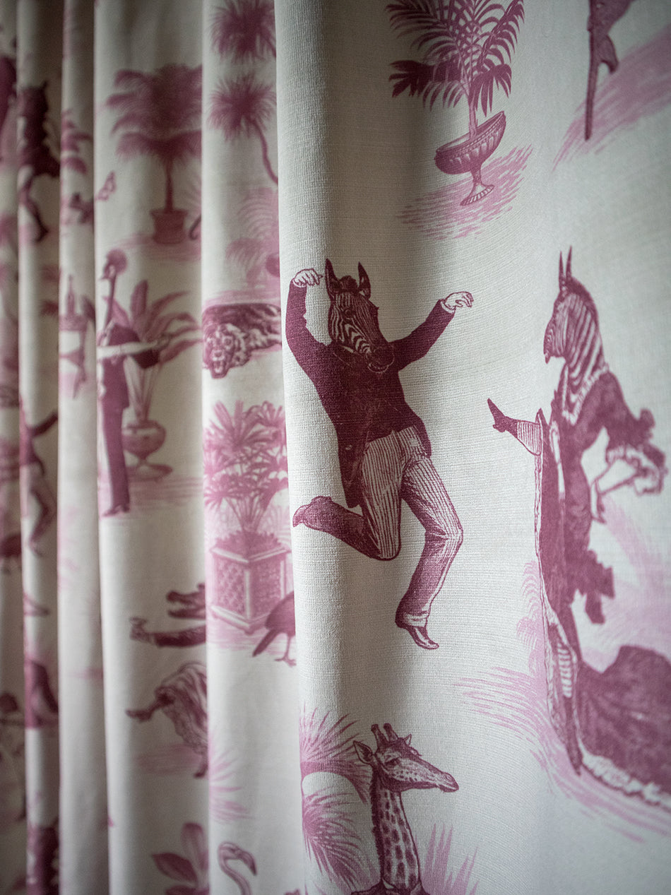 Safari Soirée 'Rouge' Recycled Velvet Sample