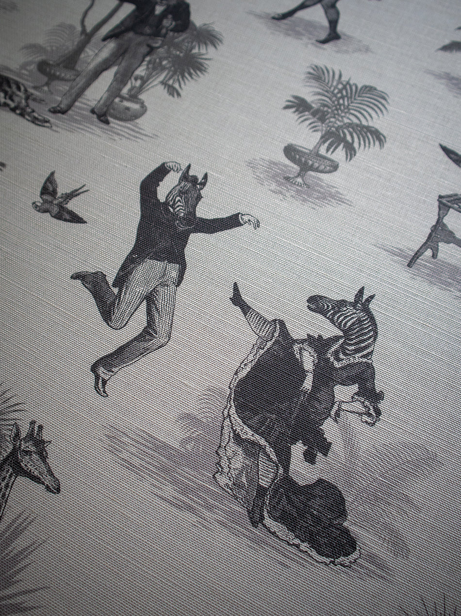 Safari Soirée 'Soft Charcoal' Linen
