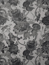Load image into Gallery viewer, Forbidden Bloom &#39;Monochrome&#39; Faux Suede Wallpaper By The Metre