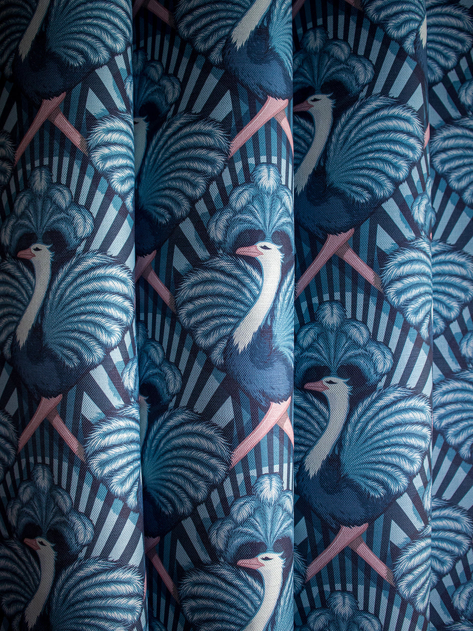 Zsa Zsa 'Blue' Linen Sample