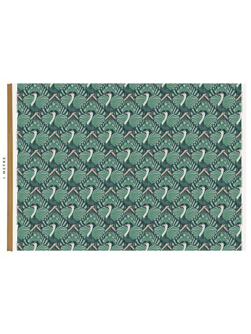 Zsa Zsa 'Bottle Green' Linen Sample